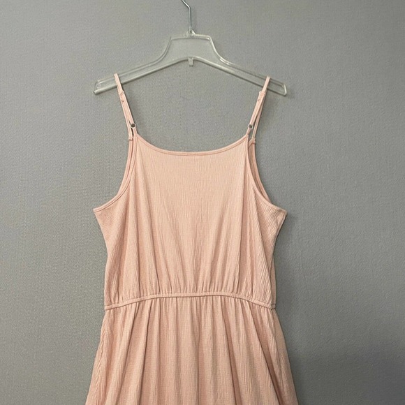 Knox Rose Sleeveless Tiered Pink Summer Dress - Picture 5 of 11